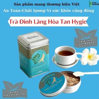 Trà đinh lăng hòa tan hygie giúp ngủ ngon tăng cường tuần hoàn não