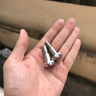 Ốc inox chân chống nghiêng [TBT] - CNC - dành cho Hon + Ya