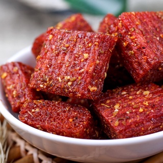 Thịt chay cay cắt miếng