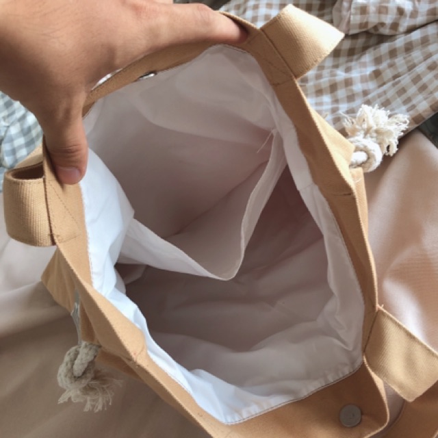 [Mã WABRBAGS giảm 20K đơn 99K] Túi vải - tote bumber LINLINCANVAS