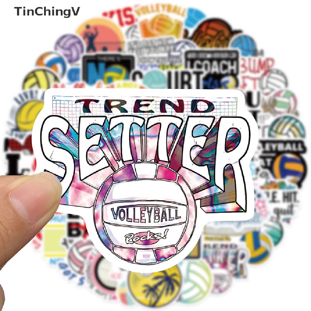 Bộ 50 Miếng Dán Trang Trí Xe Hơi / Guitar Họa Tiết Graffiti Độc Đáo