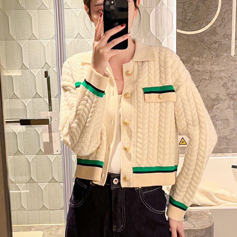 Áo cardigan polo túi vuông-jocasta