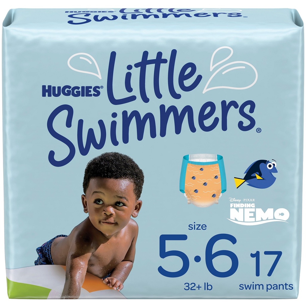 Tã Bỉm quần bơi Huggies Little Swimmers Swim Diapers USA có 3 size S M L cho bé 1 cái.