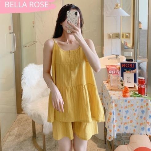 TN Đồ bộ tole đẹp đũi, đồ ngủ cute Bella Rose BT2 cao cấp