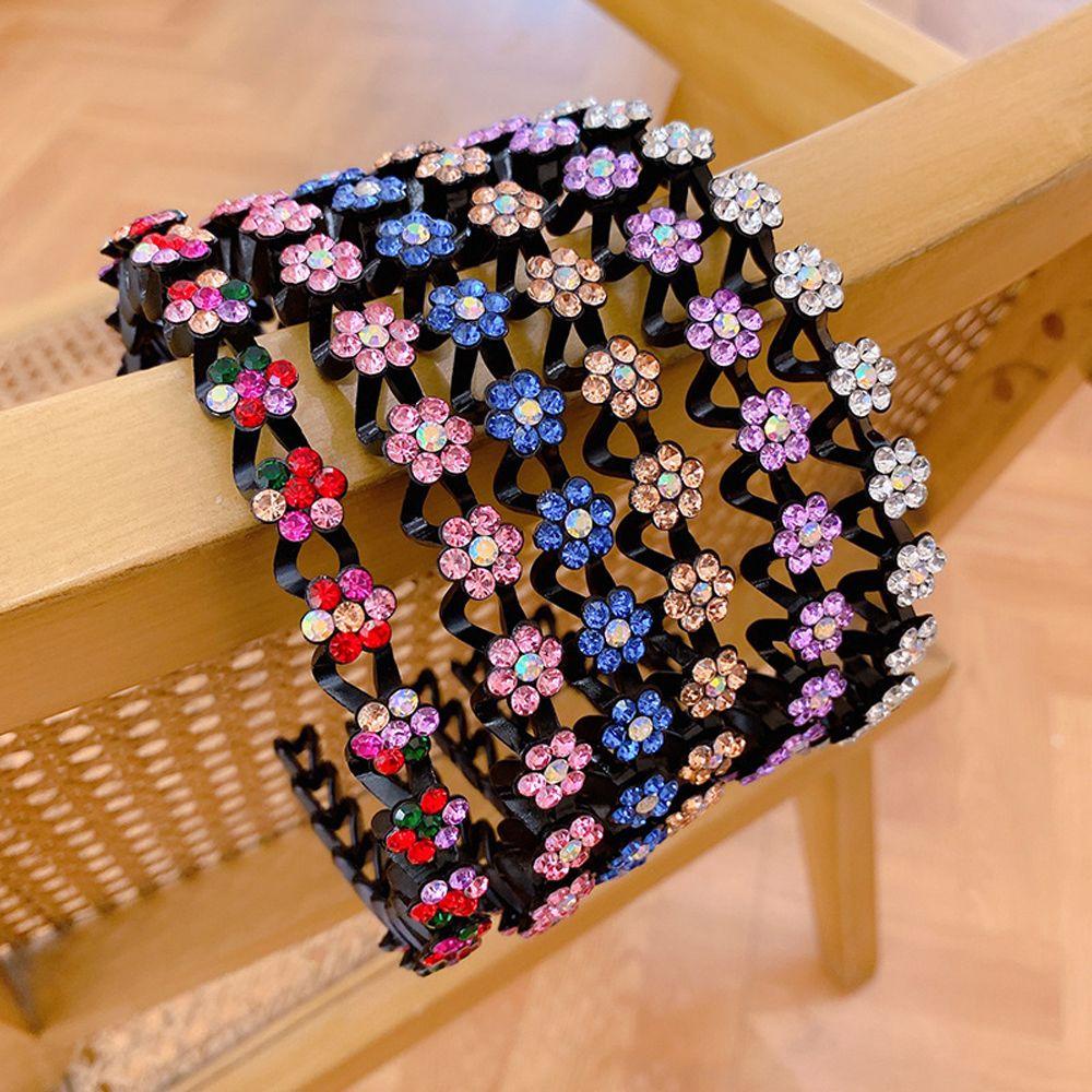 Băng Đô Cài Tóc Bằng Vải Hoa Mỏng Chống Trượt Thời Trang Cho Nữ