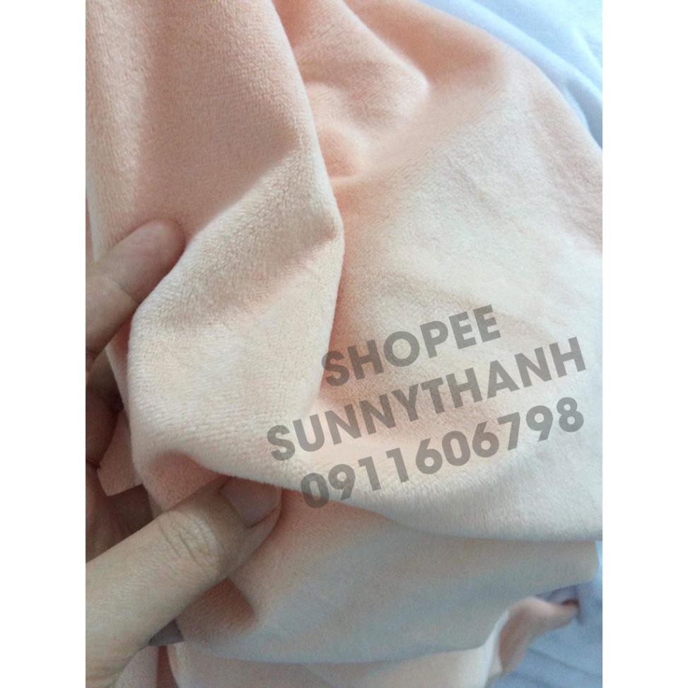 [59k 1mx1m6] Vải lông nhung siêu mịn SunnyThanh may doll, outfits doll, scrunchies, đầm body, áo khoác giá rẻ . ་ ,