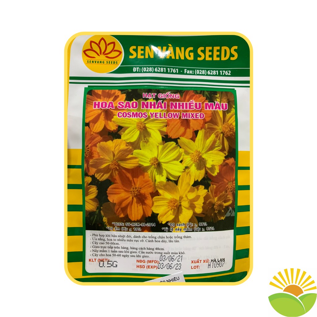 Dễ Trồng] Hạt Giống Hoa Sao Nhái Kép Nhiều Màu Sen Vàng Cánh Kép (Cam Kết  Nảy Mầm) | Shopee Việt Nam