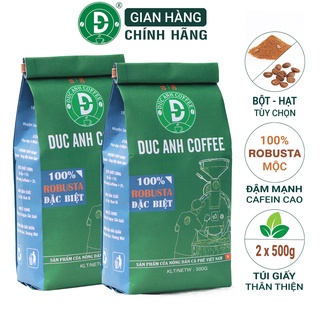 1kg cà phê rang xay nguyên chất ĐẶC BIỆT - đậm vị - hậu ngọt - DUC ANH COFFEE - cà phê Đức Anh