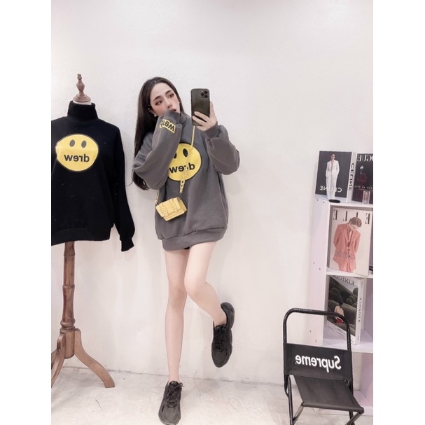 Áo nỉ mặt cười cổ lọ ms189 | BigBuy360 - bigbuy360.vn