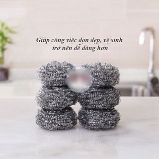 Vỉ 6 Miếng Cước Sắt( cước thiết) Chùi Nồi