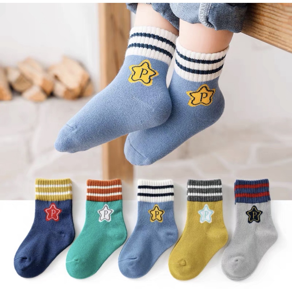 [ SIÊU RẺ ] COMBO 5 ĐÔI TẤT/VỚ TRẺ EM COTTON THOÁNG MÁT KHÔNG HẦM BÍ, ĐA DẠNG HÌNH ẢNH KUTE