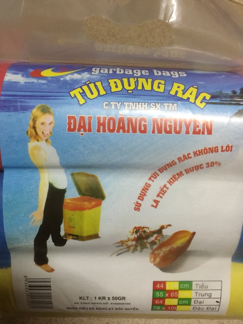 Túi đựng rác màu