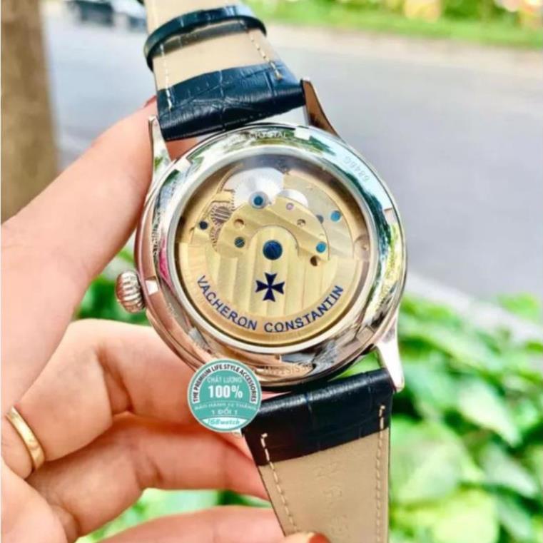 Đồng hồ Nam V886 lộ tim máy nhật, mẫu 3kim mặt đen viền vàng, dòng cơ Automatic + Thẻ Bảo Hành , Đồng hồ thật giá trị th