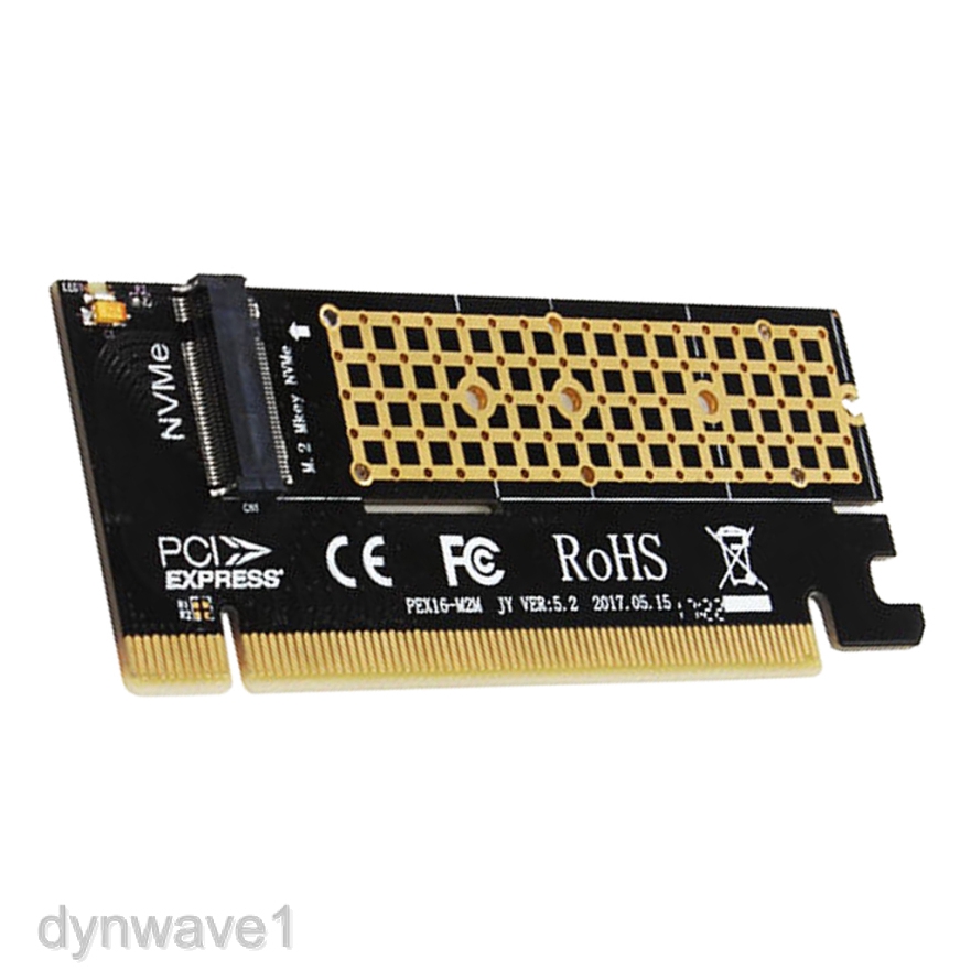Thẻ Mở Rộng 16X Sang NVMe M.2 M-Key SSD Tốc Độ Cao