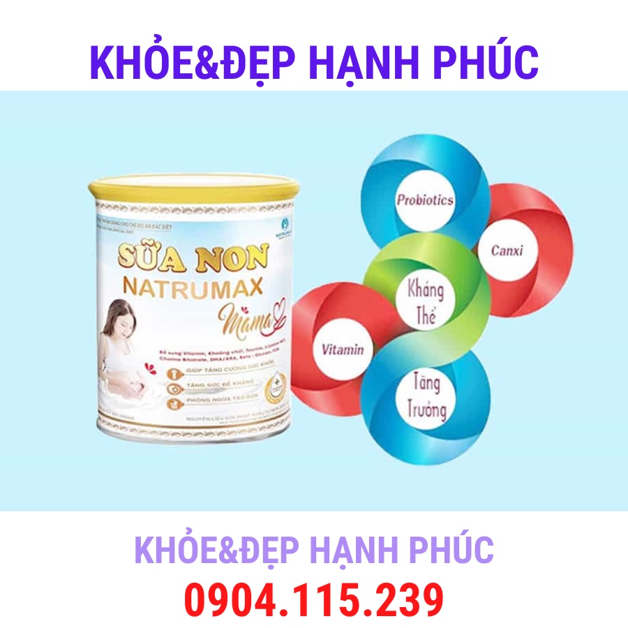 Sữa non natrumax mama hỗ trợ bà bầu – 800 gr/hộp
