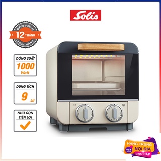 Lò nướng điện Solis SOT1001 mini 9 lít - Công suất mạnh mẽ 1000W - Nhỏ gọn, tiền lợi - BH 12 THÁNG