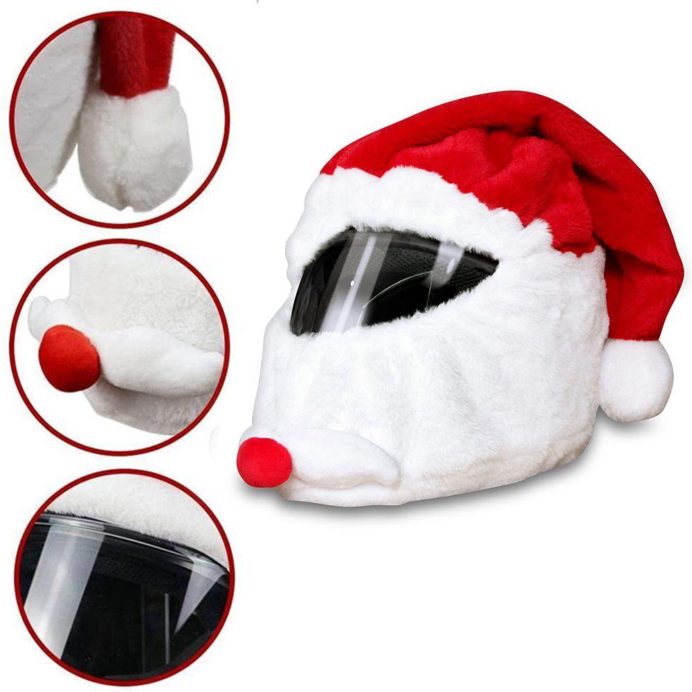 Mũ Bảo Hiểm Họa Tiết Ông Già Noel Vui Nhộn Thời Trang