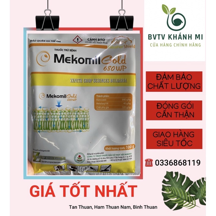 Thuốc trừ nấm bệnh Mekomil Gold 68wp