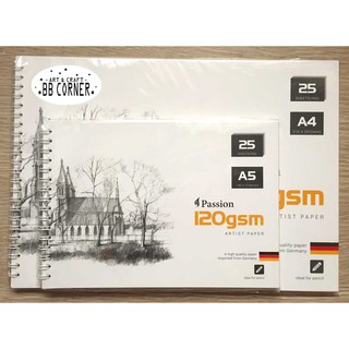 Các loại sổ vẽ/sổ sketchbook Passion
