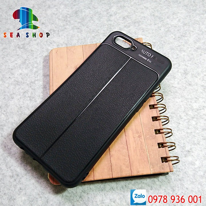 Ốp lưng Oppo A3S - A5 vân da loại A