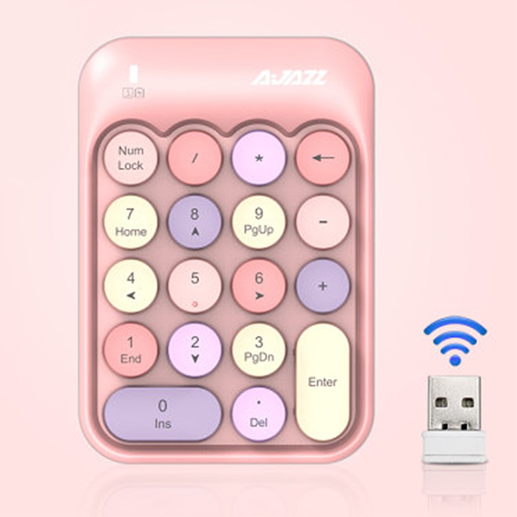 Bàn phím số Ajazz Ak18 bằng ABS chất lượng cao