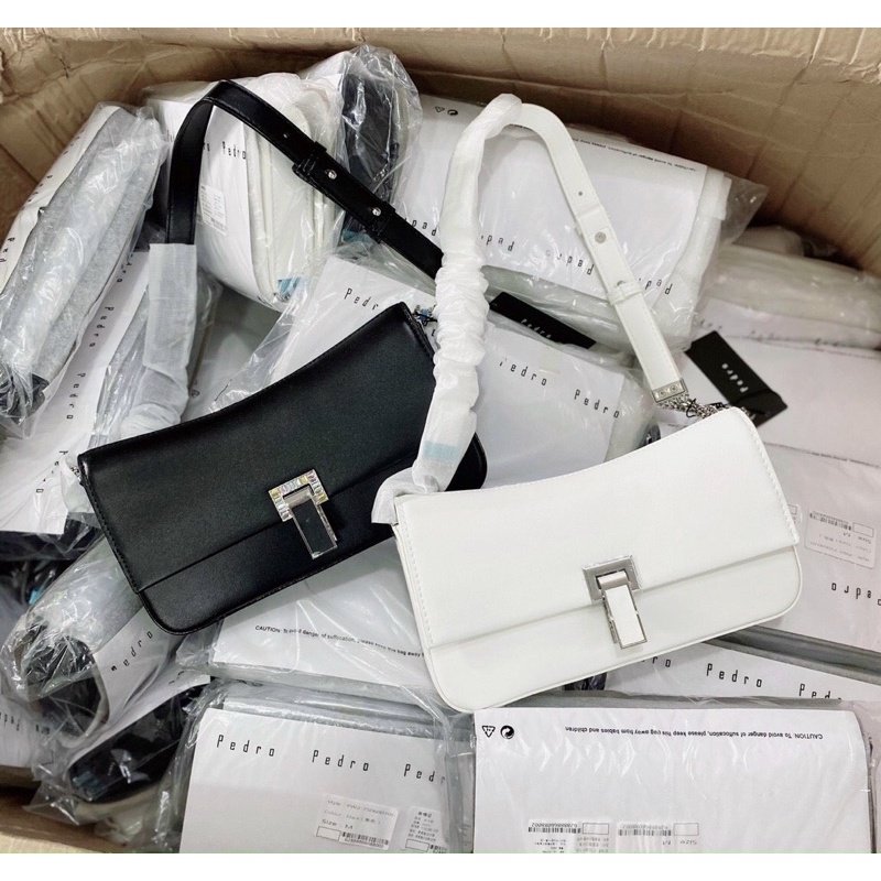 Túi Pedro đeo chéo - màu đen