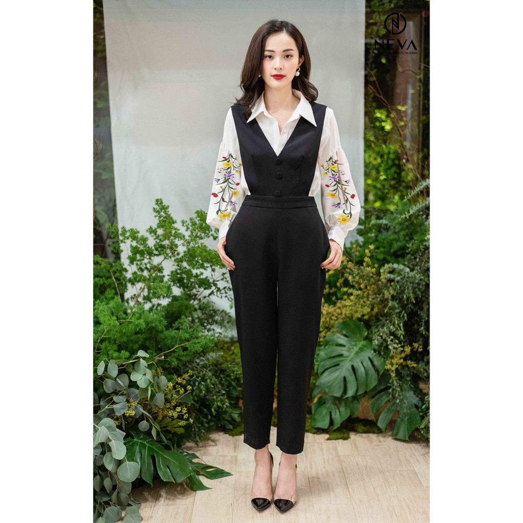 Jumpsuit yếm quần dài NEVA – 20F3W180179T011