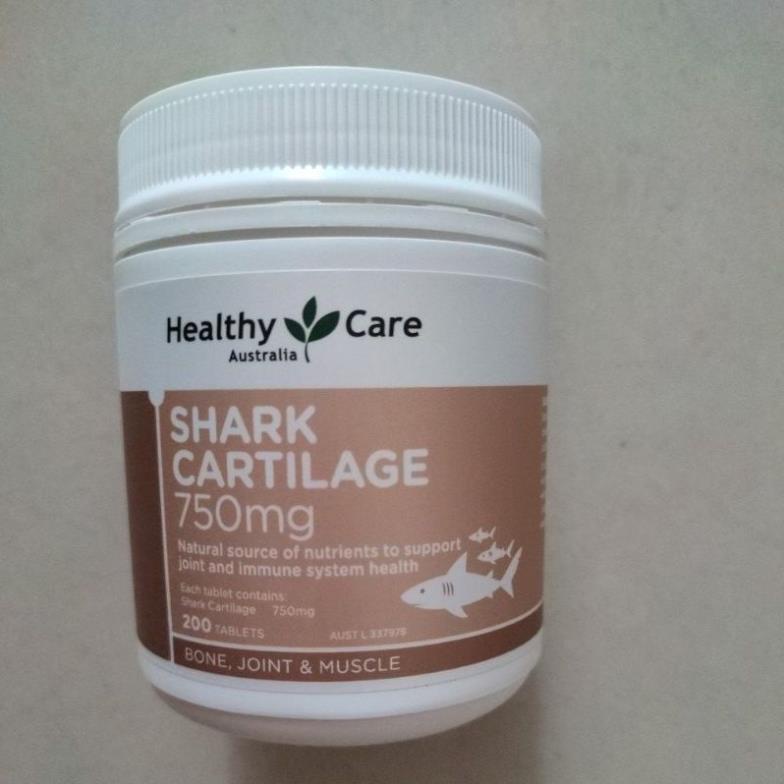 Sụn vi cá mập của Úc Healthy Care tăng khả năng miễn dịch cho xương khớp 200 viên