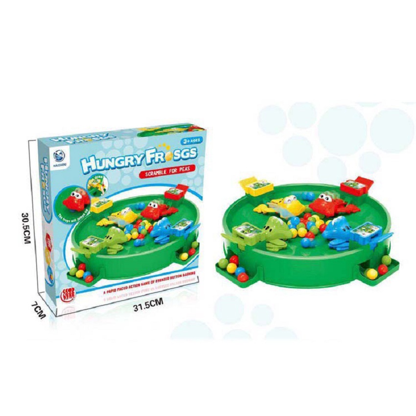 ĐỒ chơi ếch gắp hạt, ếch ăn bi vui nhộn SIZE ĐẠI 35CM