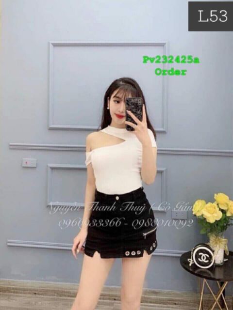 Áo croptop như hình chất cotton 4 chiều | BigBuy360 - bigbuy360.vn