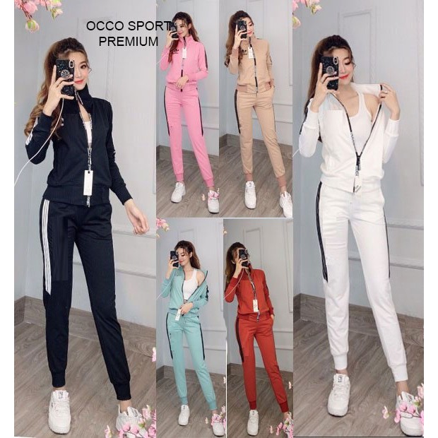 Bộ đồ thể thao nữ hotgirl thêu siêu đẹp TT354