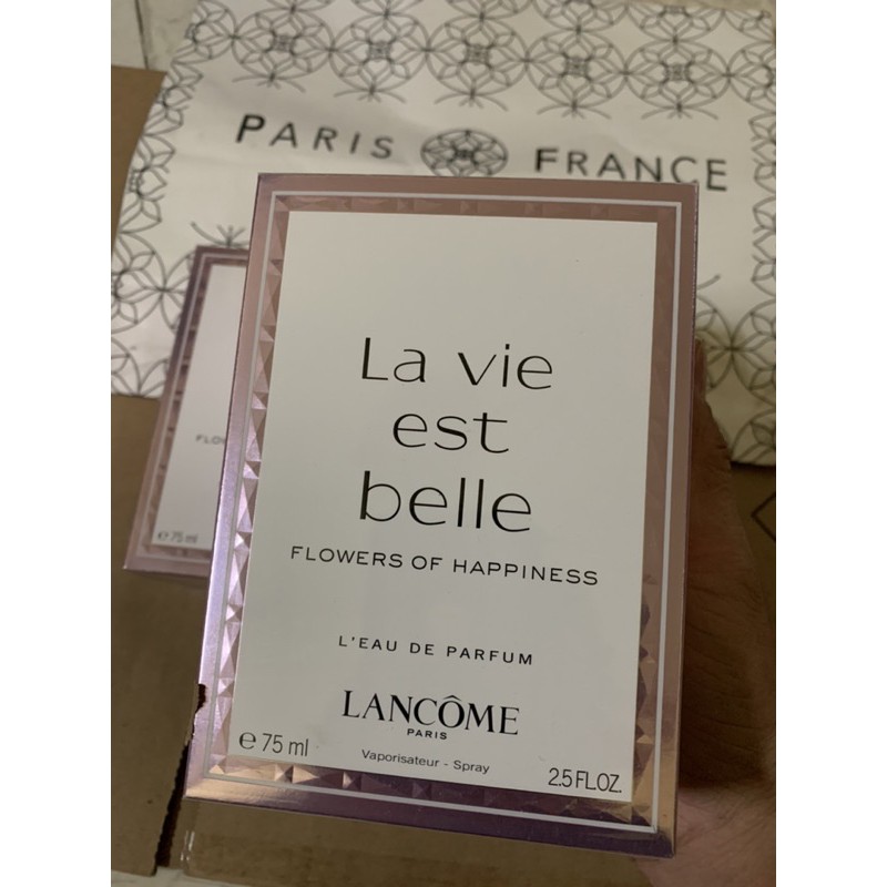 Nước hoa nữ Tester Lancome La Vie Est Belle Flowers of Happiness edp 75ml (ko seal, Tester)