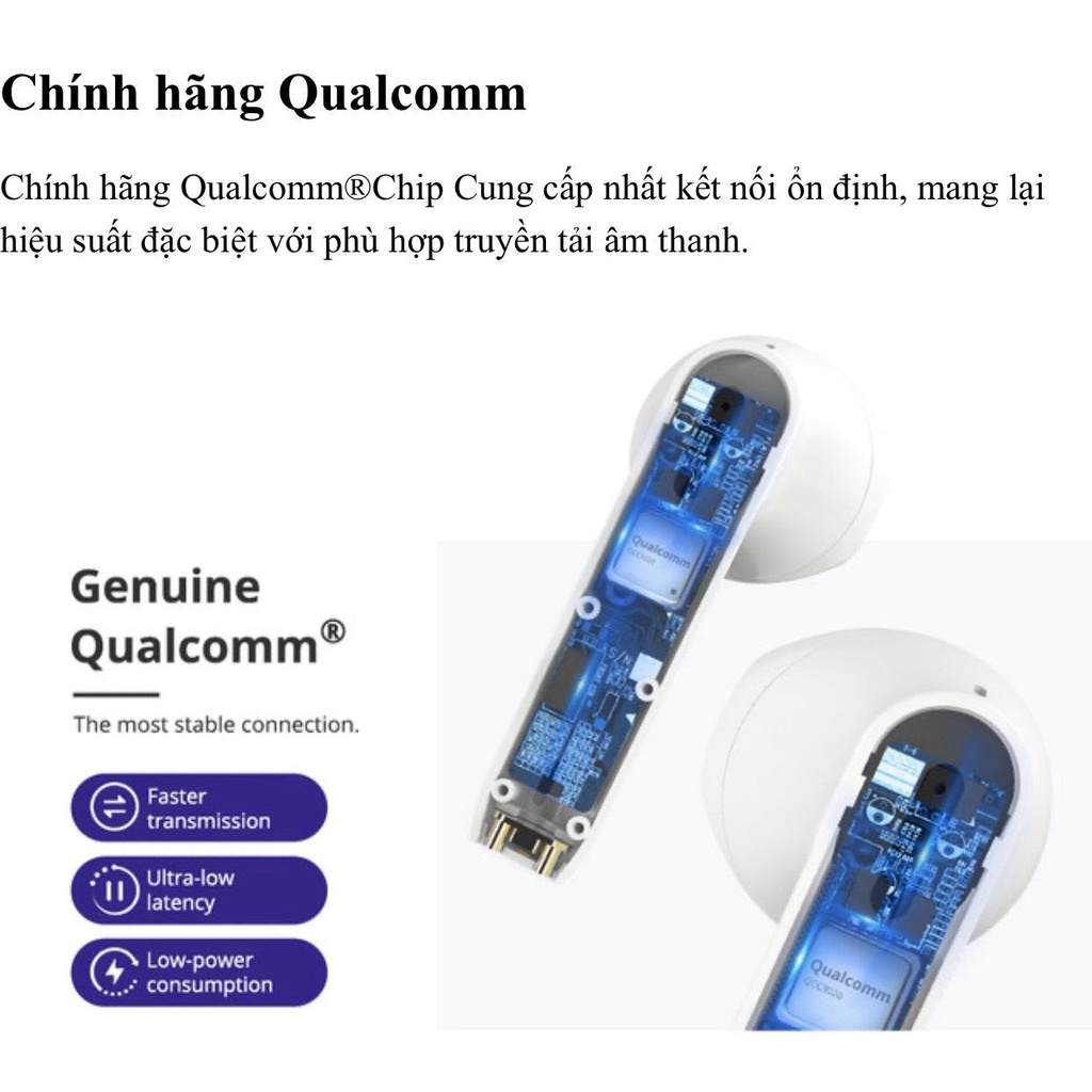 Tai Nghe Bluetooth Tronsmart Onyx Ace TWS Không Dây 5.0 Chống Nước IPX5 Tích Hợp Công Nghệ Qualcomm APTX Hủy Tiếng ỒN