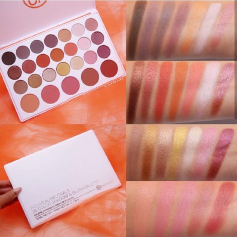 [Bill] Bảng Mắt BH Cosmetics Noveau Neutrals 24 ô cho mắt và má | BigBuy360 - bigbuy360.vn