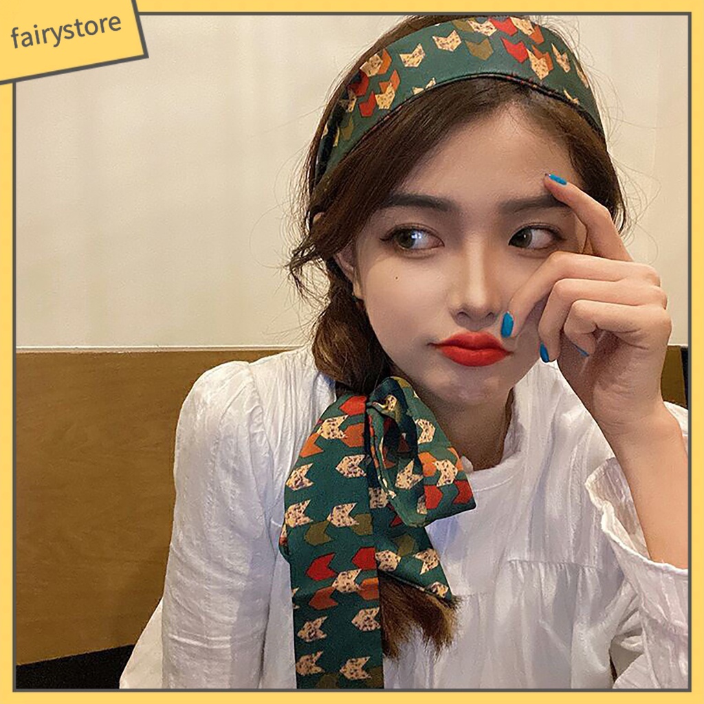 Dây Cột Tóc Scrunchie Thân Thiện Với Da Phong Cách Cổ Điển Thời Trang Cho Nữ