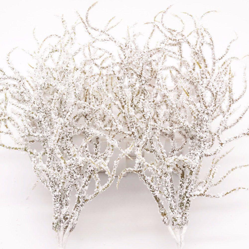 KUNHEV Bộ 6 Cành Hoa Mẫu Đơn Giả Trang Trí Giáng Sinh DIY