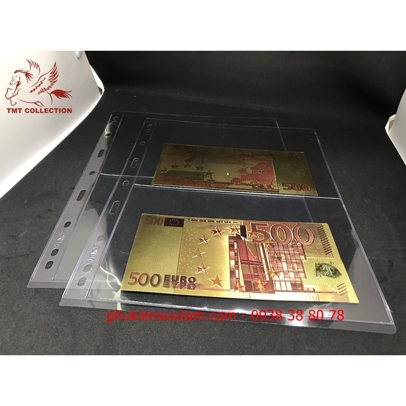Bìa Phơi Trong Suốt Đựng Tiền Sưu Tầm - TMT Collection - BPTSXX1X