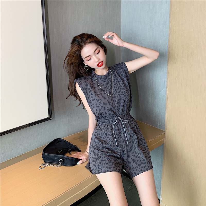 Đầm PERTY in họa tiết da báo phong cách Hong Kong thời trang cá tính dành cho nữ