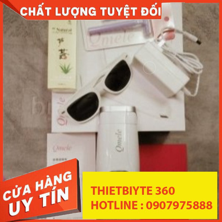 TBYT999 Máy triệt lông mini QMELE IPL 500.000 xung mới nhất 2018 + Tặng gel lạnh & serum dưỡng da NEW