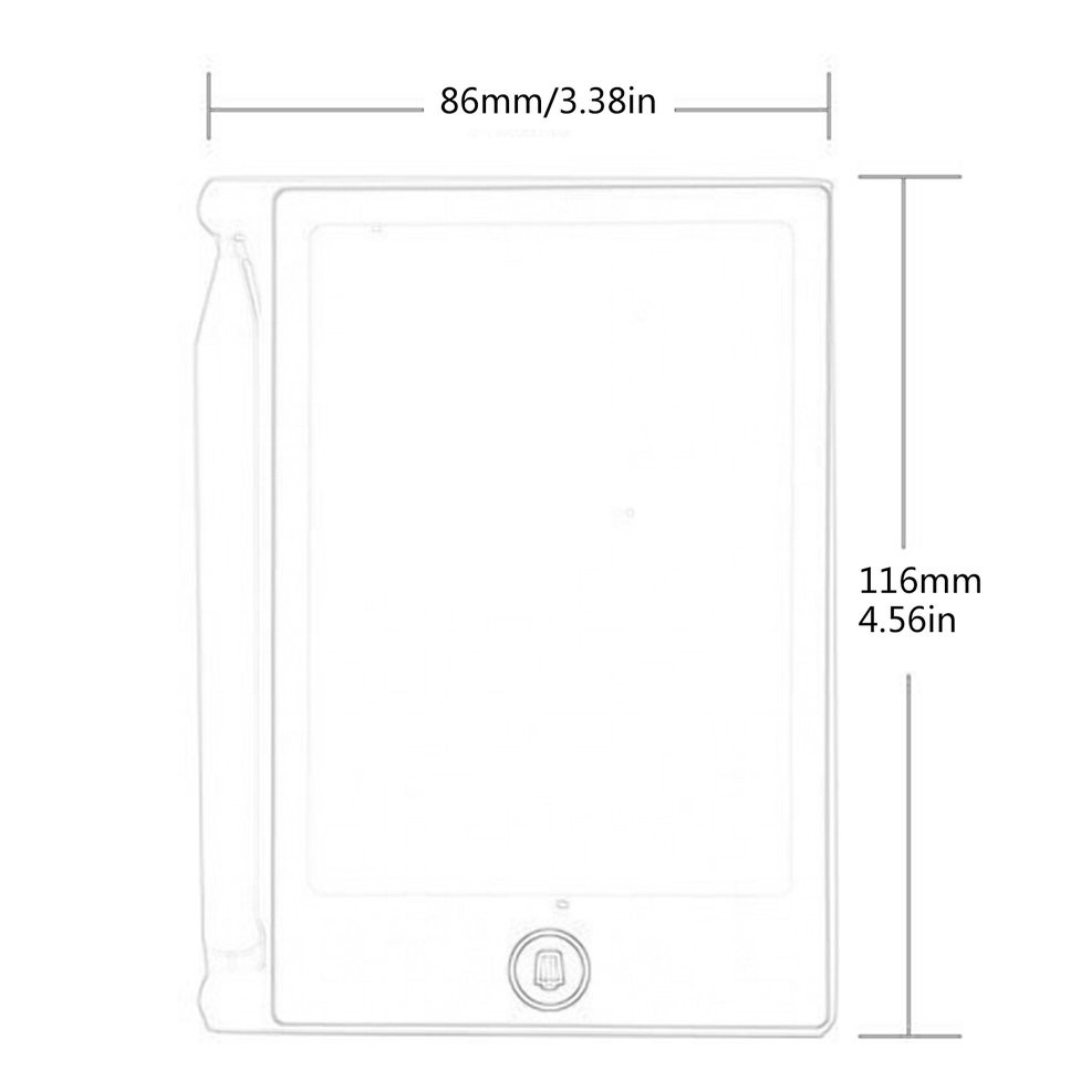 Bảng vẽ điện tử màn hình lcd 4.4 inch bảo vệ mắt