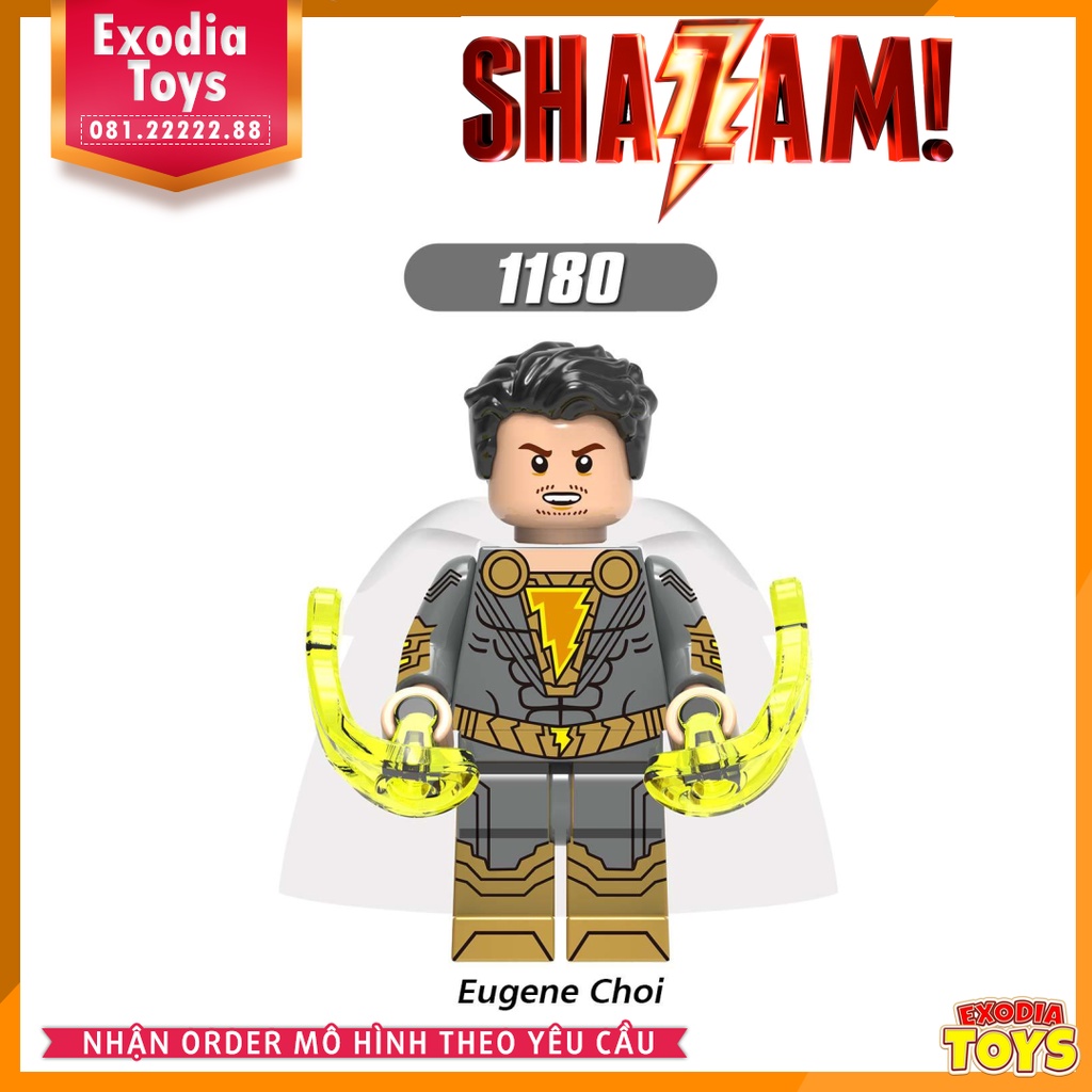 Xếp hình Minifigure DC Comics Siêu anh hùng Shazam! - Đồ Chơi Lắp Ghép Sáng Tạo - XINH X0247