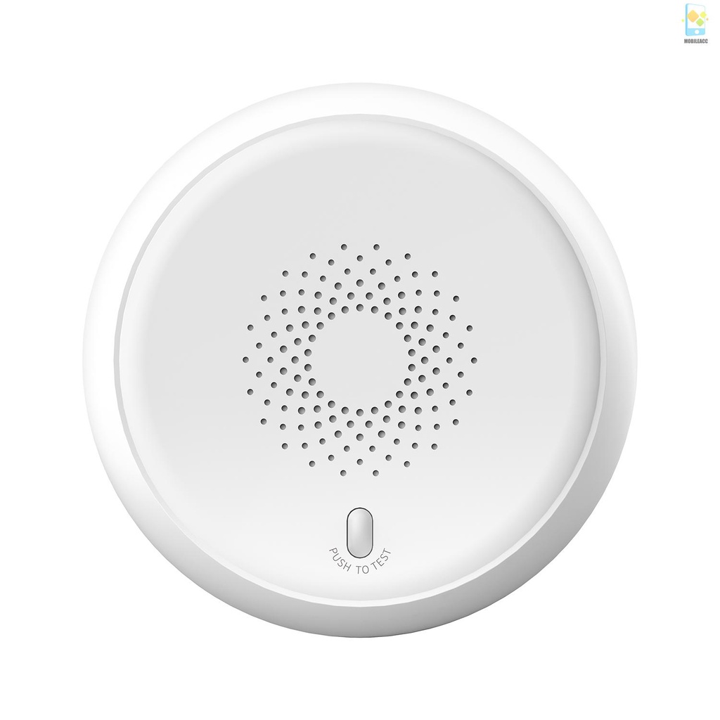 Giá Thấp Nhất) Chuông Báo Cháy Không Dây Cảm Biến Thông Minh Tự Động Màu Trắng RSH-ZigBee-SS01