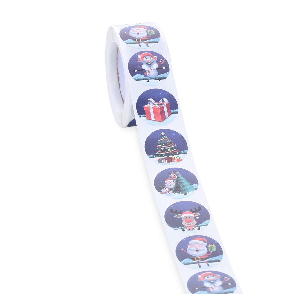 Set 500 Miếng Dán 2.5cm Trang Trí Quà Tặng Giáng Sinh / Đám Cưới DIY