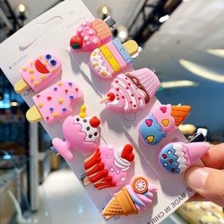 Set 10 Kẹp mái hoạt hình cho bé được chọn mẫu MS2