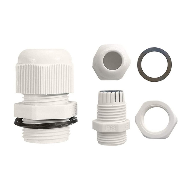 Hộp Dây Cáp Mái Nhà 1 / 2 Lỗ Bằng ABS Bền Bỉ Lắp Đặt Năng Lượng Mặt Trời Cho Tàu Thuyền RV Campervan