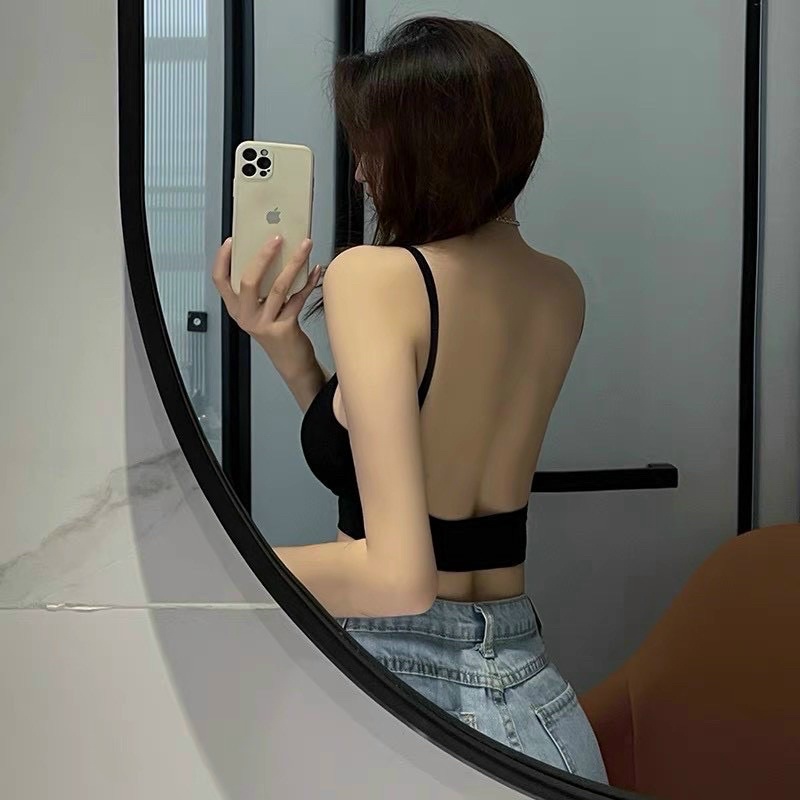 [HOT] BRA01 ÁO BARA HAI DÂY CỔ V SẴN ĐỆM NGỰC CỰC ÊM, MỀM MỊN CHIZISHOP