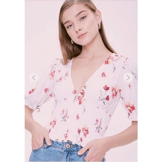 Áo kiểu cổ V xuất dư xịn