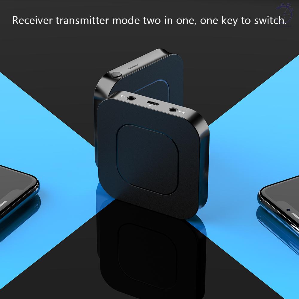 Bộ Thu Phát Âm Thanh Bt13 Bluetooth 5.0 3.5mm Aux Cho Pc Tv Trên Xe Hơi