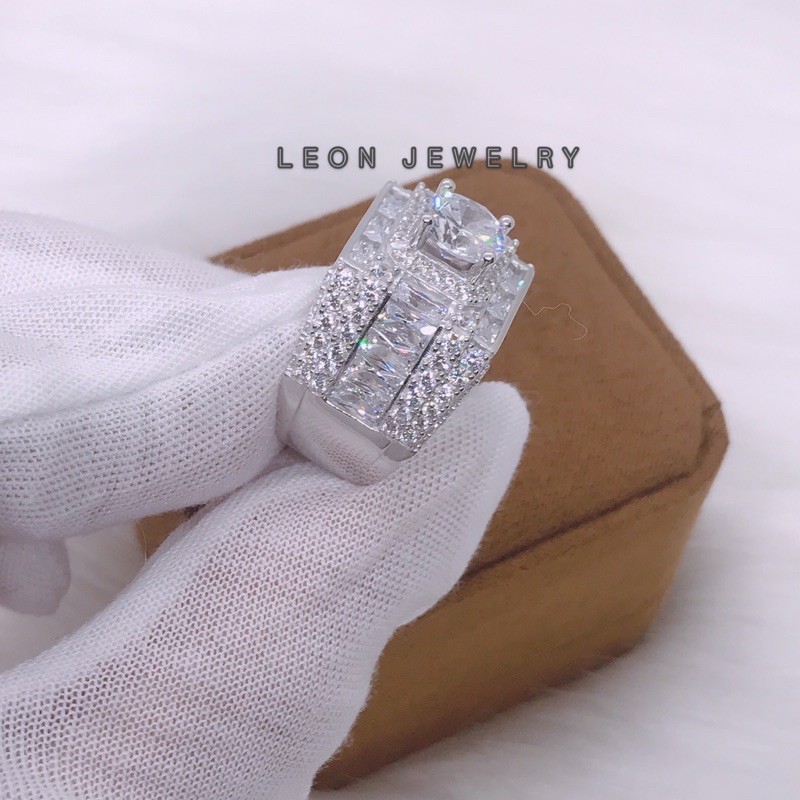 [ LOẠI CAO CẤP] NHẪN NAM BẠC ĐẸP LEON JEWELRY