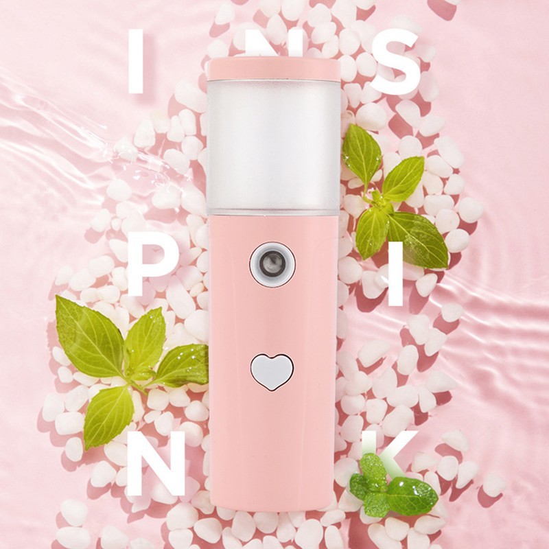 (Hàng Mới Về) Máy Phun Sương Nano Tạo Độ Ẩm Cho Da Mặt Sạc Usb
